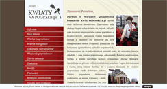 Desktop Screenshot of kwiatynapogrzeb.pl